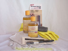 Furniture Care & Restoration Kit - Wood Elixir and scratch repair kit for the do-it-yourself handyman or handywoman.